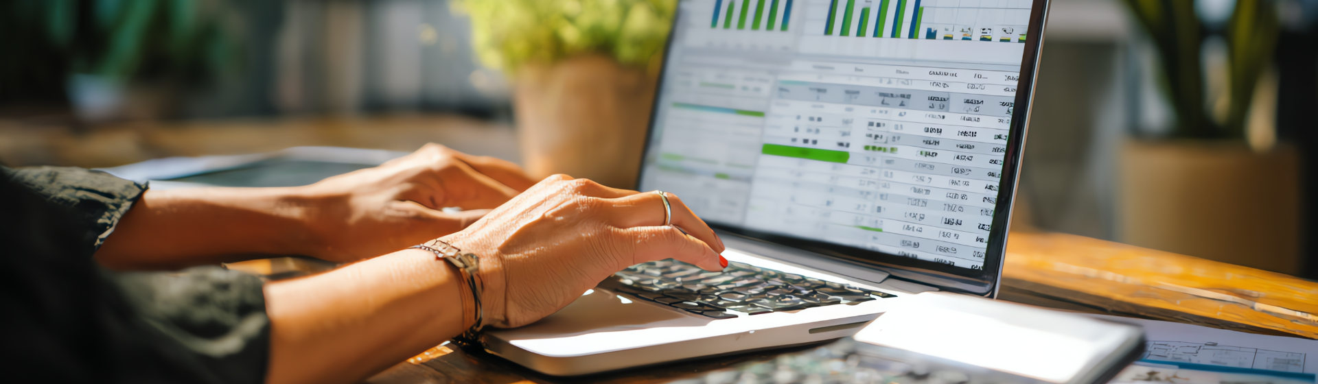 Profissional trabalhando